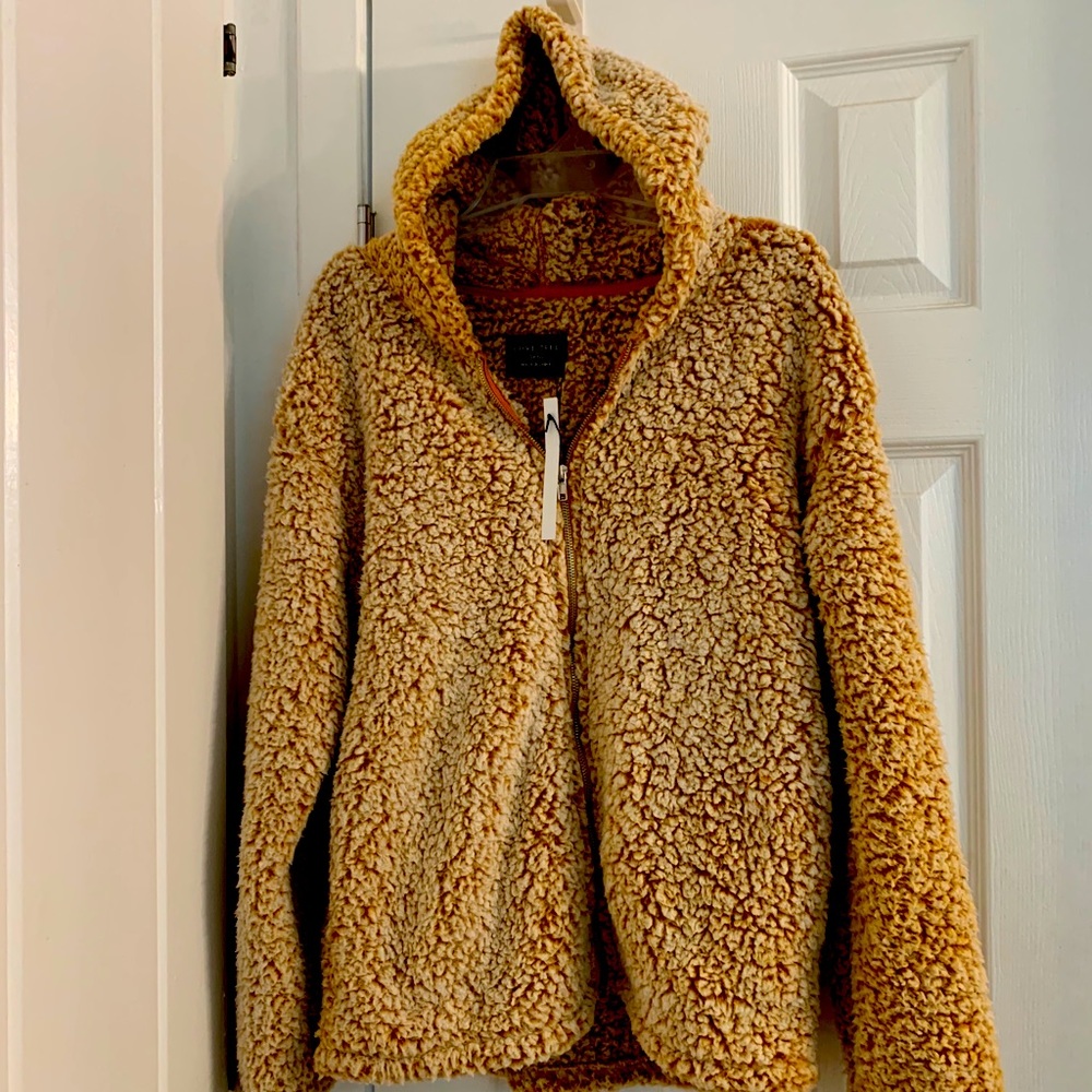 Boutique soft fuzzy coat